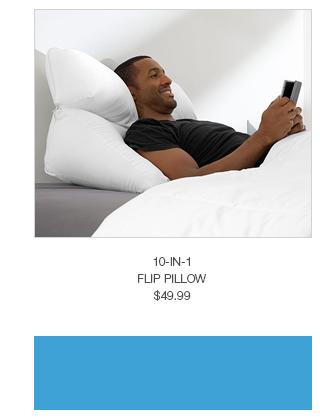 sharper image flip pillow