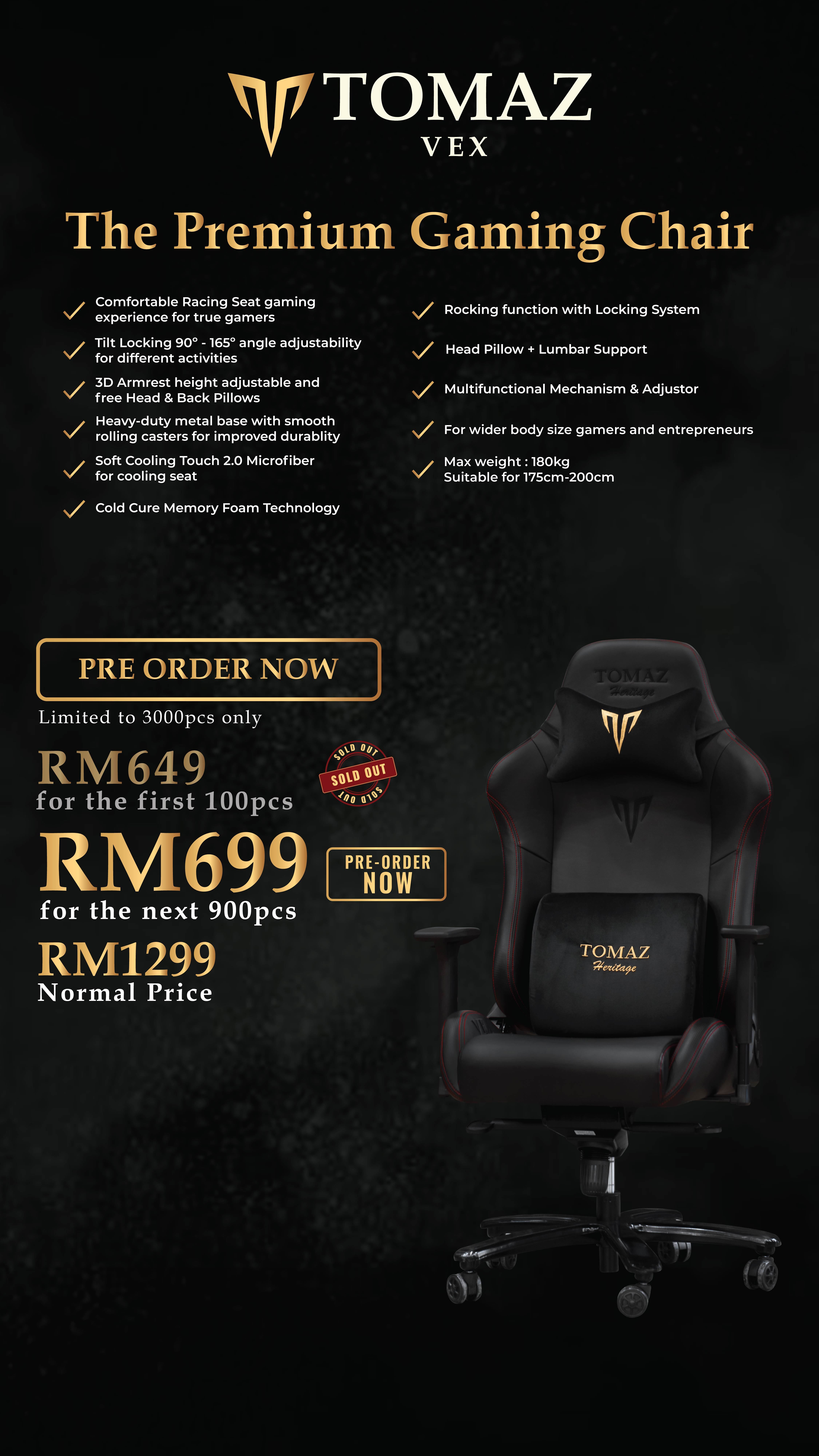 tomaz gaming chair