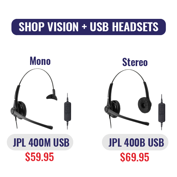 jpl 400b usb headset