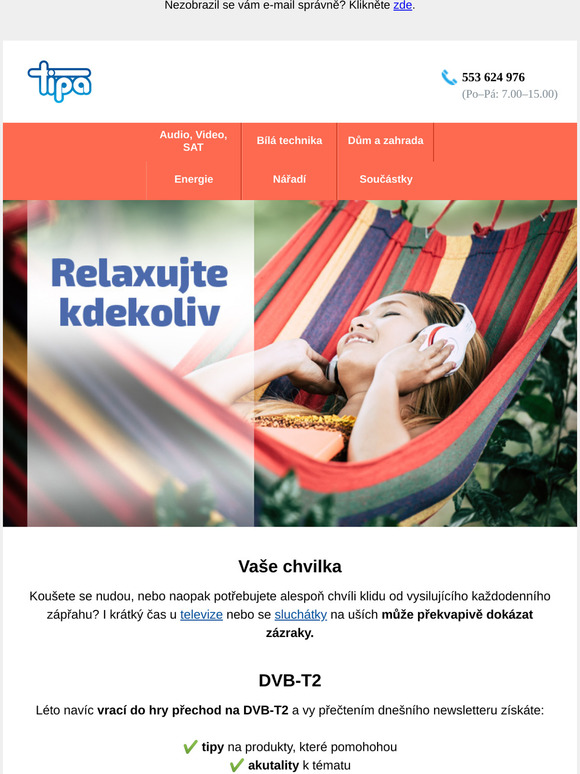 Slunce, seno, DVB-T2 🌞 ... a SOUTĚŽ