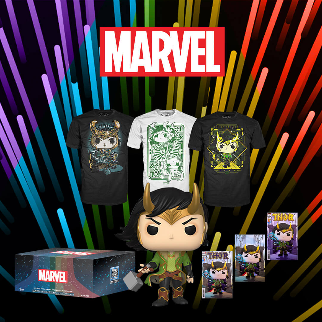 EXC Loki Pop! Tee AND Comic Bundle 