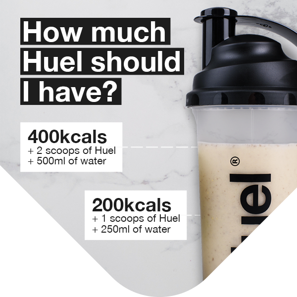Huel Quick maths calorie counting made easy. Milled