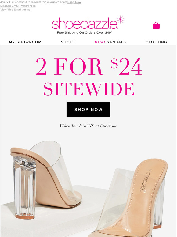 shoedazzle 2 for $24