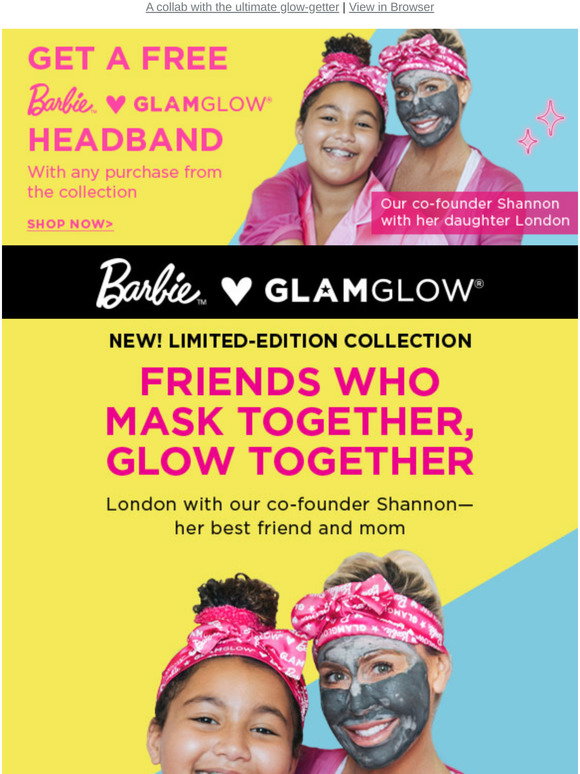 GLAMGLOW: ?NEW! Barbie™ x GLAMGLOW® ? | Milled display picture 1