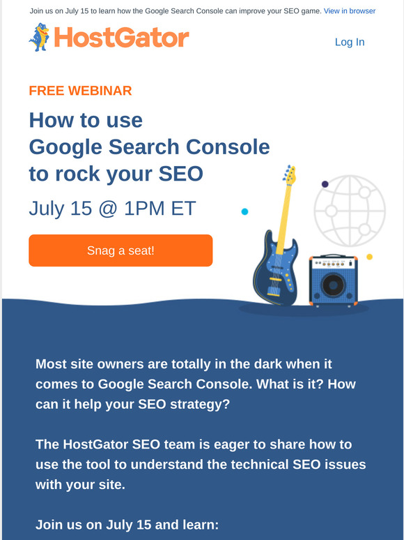 Rock your SEO with this free webinar