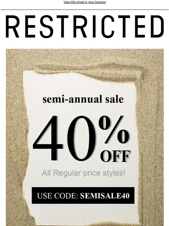 THE SALE CONTINUES