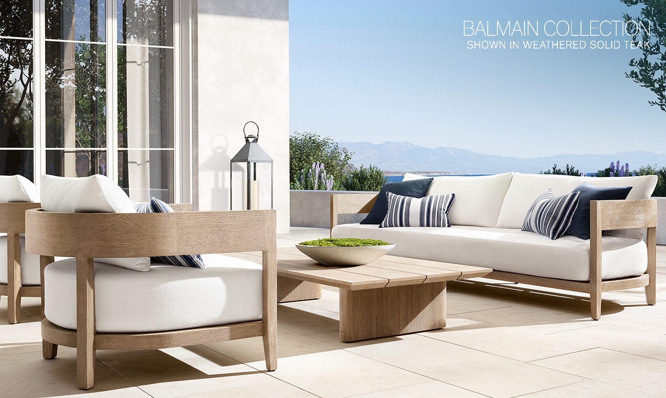 Restoration Hardware Introducing the RH Beach House 2020 Collection