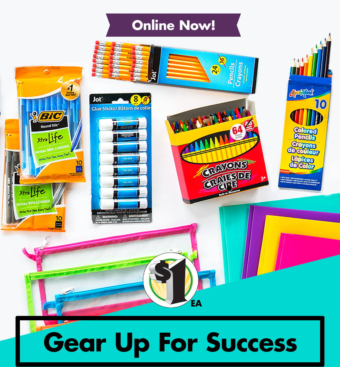 Dollar Tree School Supplies Online NOW! Milled
