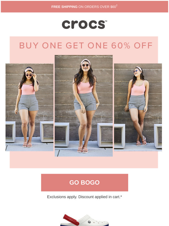 crocs buy one get one free