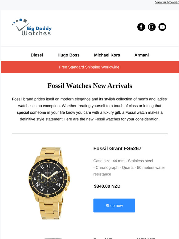 fossil big daddy watch