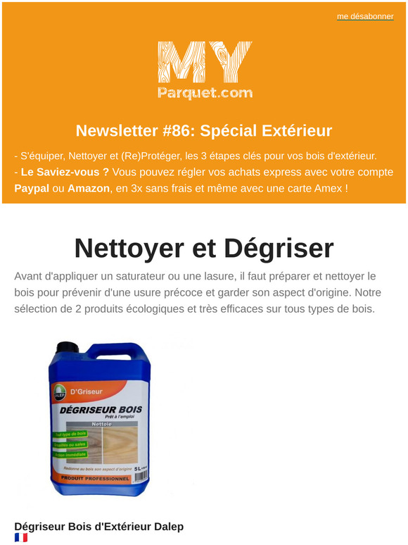 Sélection Spéciale Bois d'Extérieur | Newsletter #86