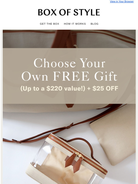 We're giving you a free gift