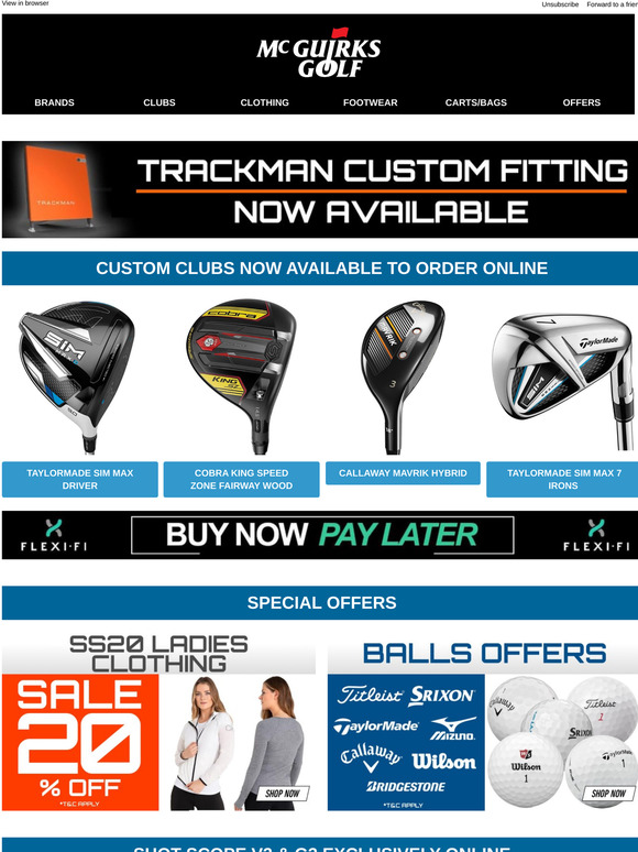 McGuirks Golf Golf Season in Full Swing Milled