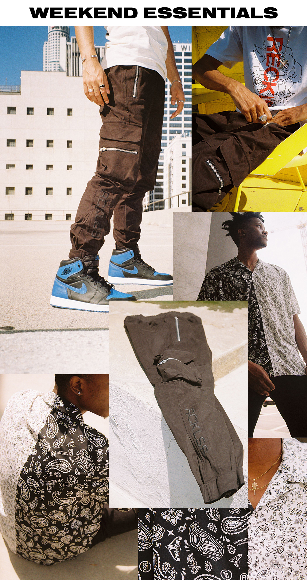 young and reckless cargo pants