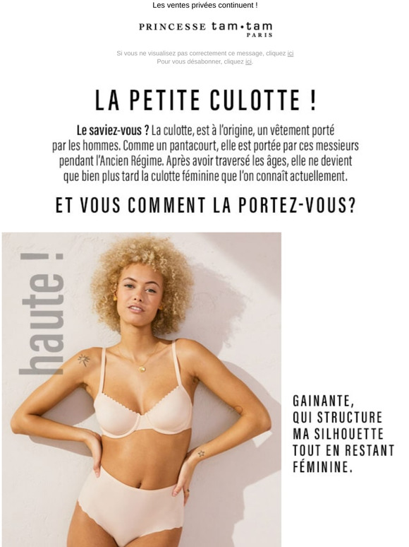 Princesse Tam Tam La Petite Culotte La Connaissez Vous Vraiment Milled