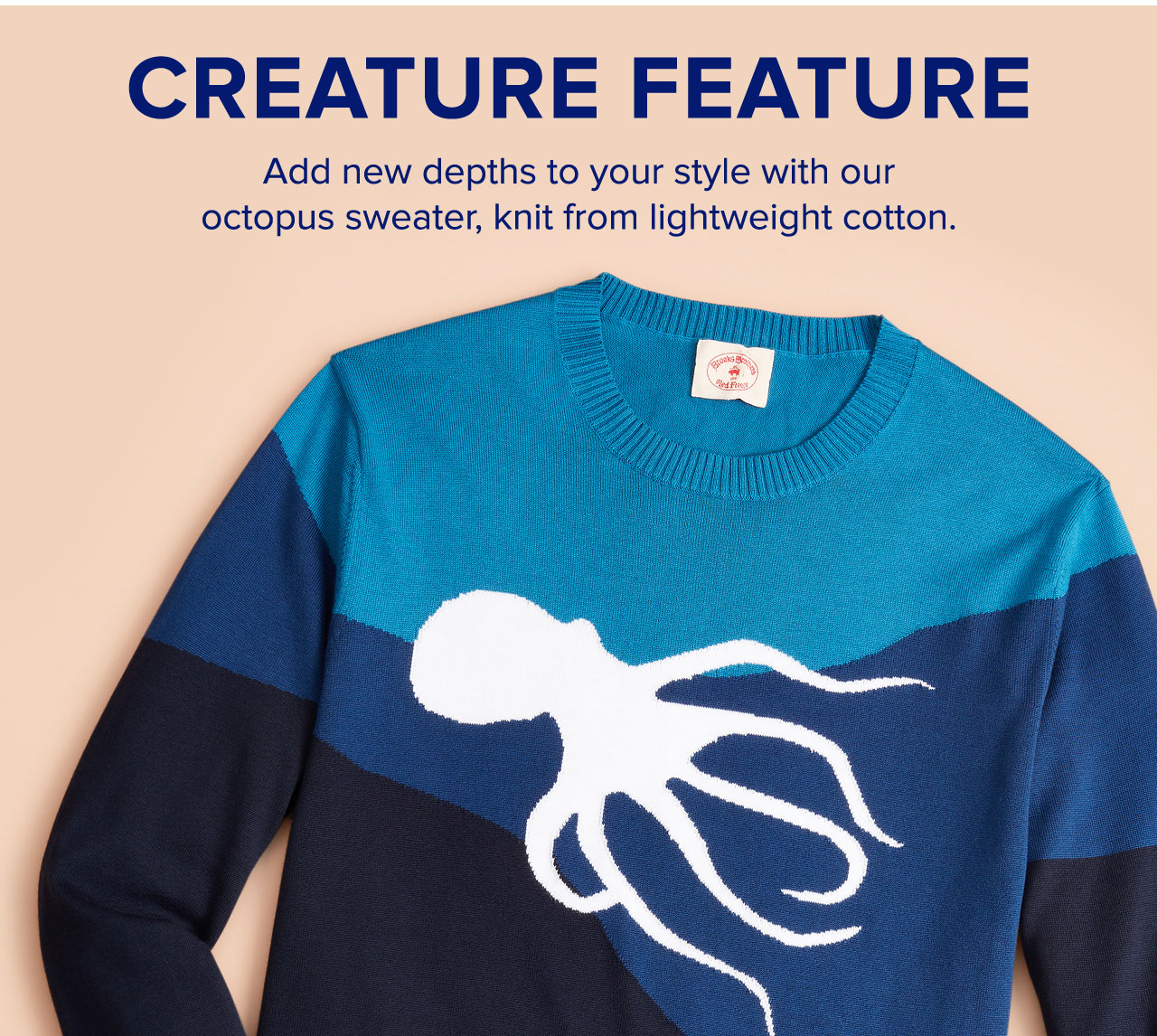 brooks brothers octopus sweater