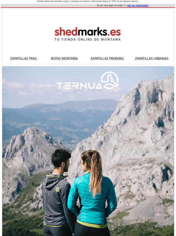 La tienda online Ternua de Trekkinn