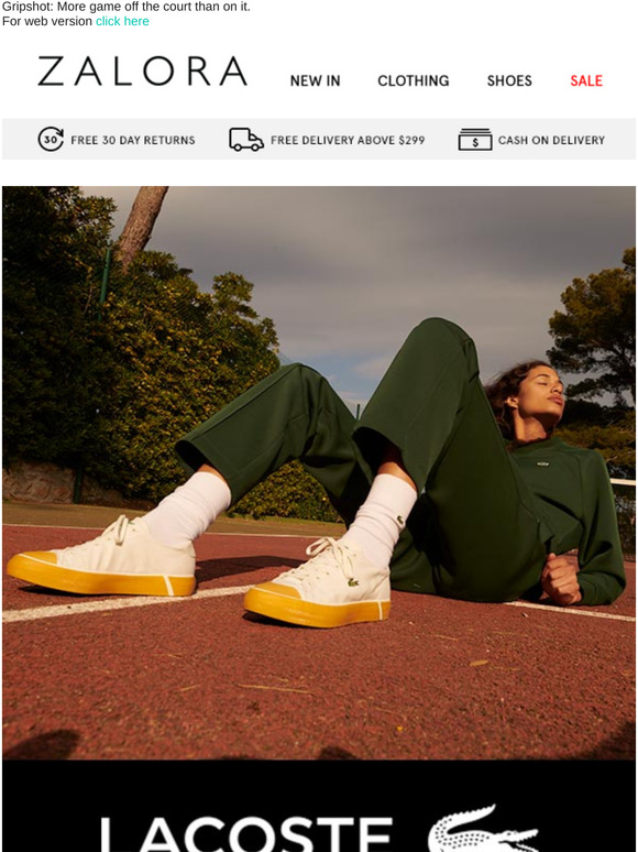 lacoste zalora