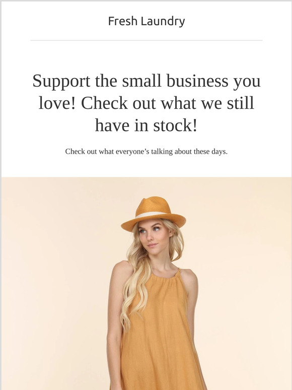 Support Small Business you love