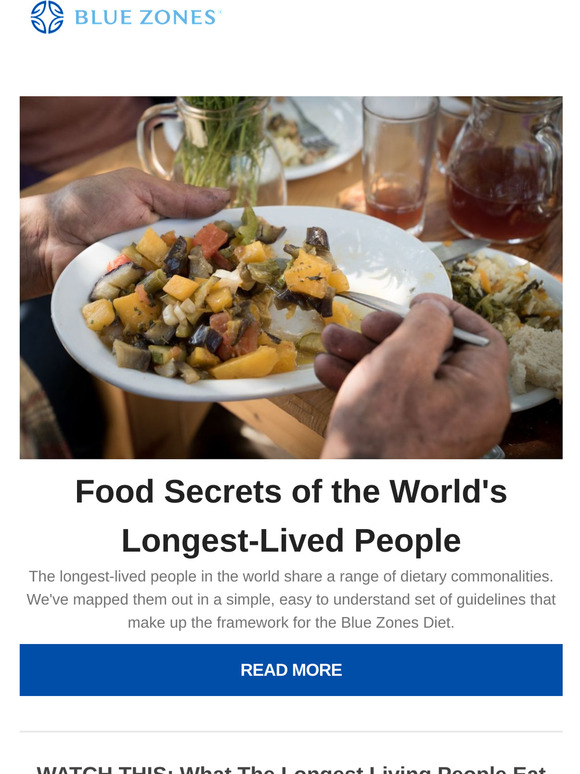 The Blue Zones Solution Food Secrets Of The Worlds Longest Lived