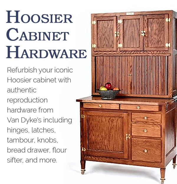 Van Dykes Restories "Hoosier" Favorite Vintage Hardware Company? Milled