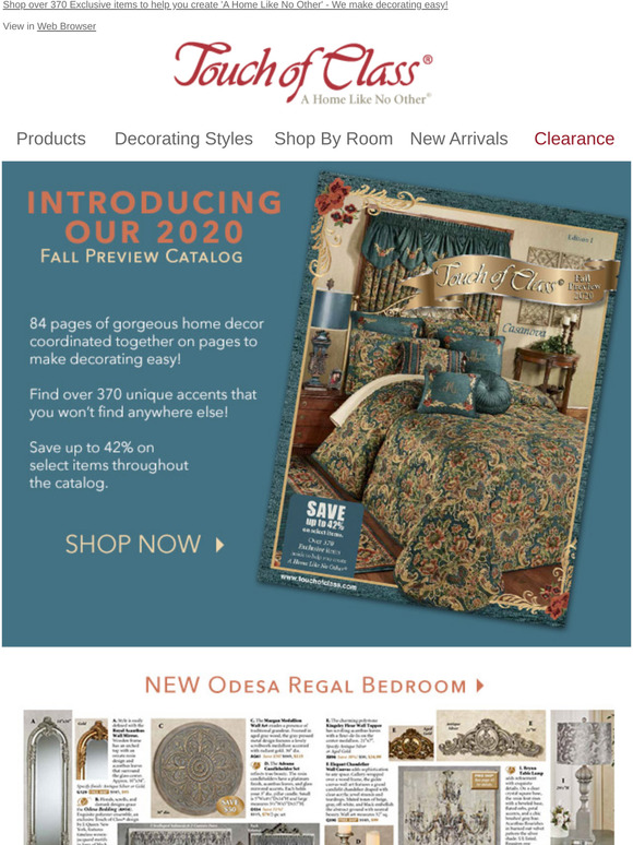 touch of class catalog touch of class catalog