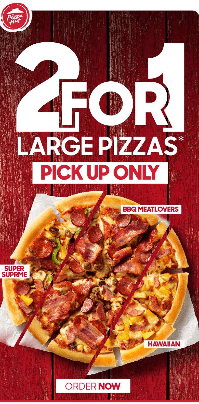 Pizza Hut Breaking News It S 2 For 1 Large Pizzas Today Only Milled