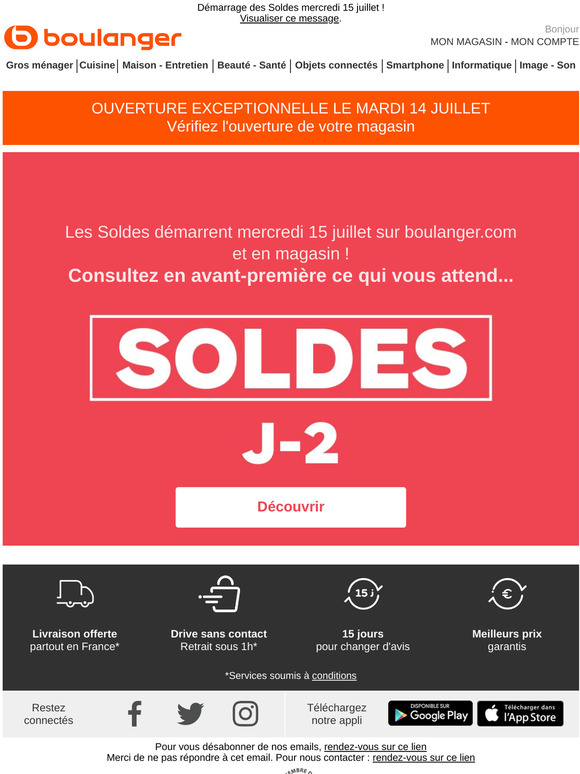 Découvrez les Soldes avant tout le monde...