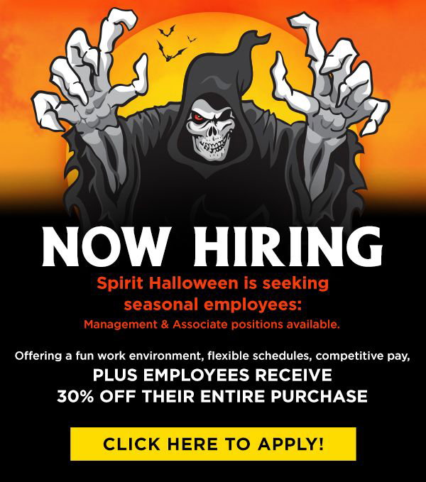 👻 Spirit Halloween is hiring! Milled