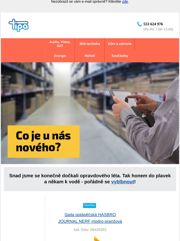 Novinky ČERVENCE. Nenechte si je ujít!