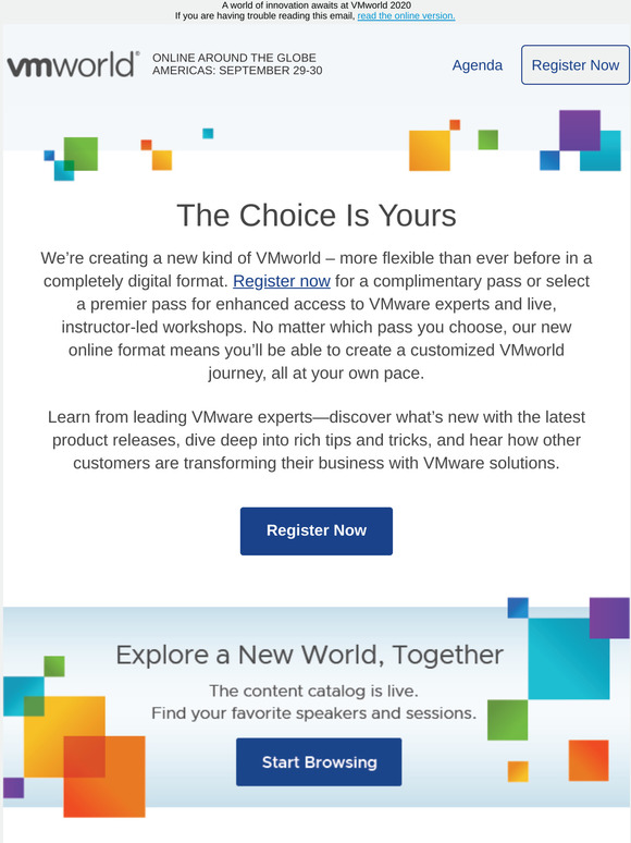 VMware US 2020 Content Catalog Available Now Milled