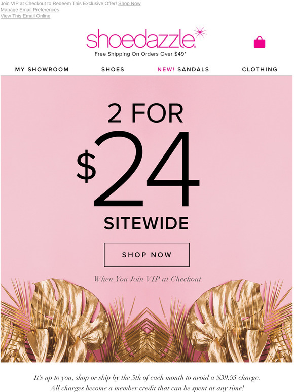 shoedazzle 2 for $24