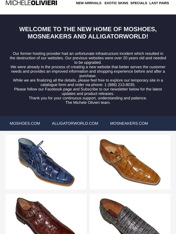 Moshoes and alligator online world