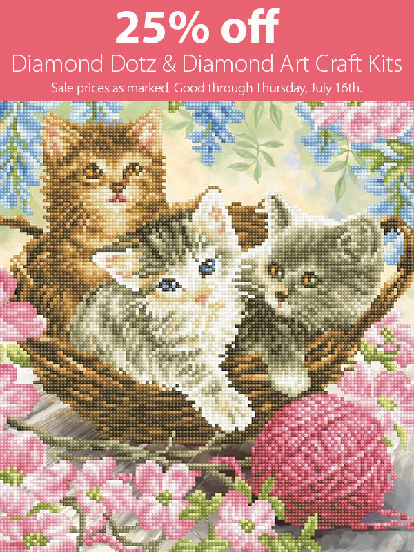 Mary Maxim: 25% Off Diamond Dotz & Diamond Art Craft Kits | Milled