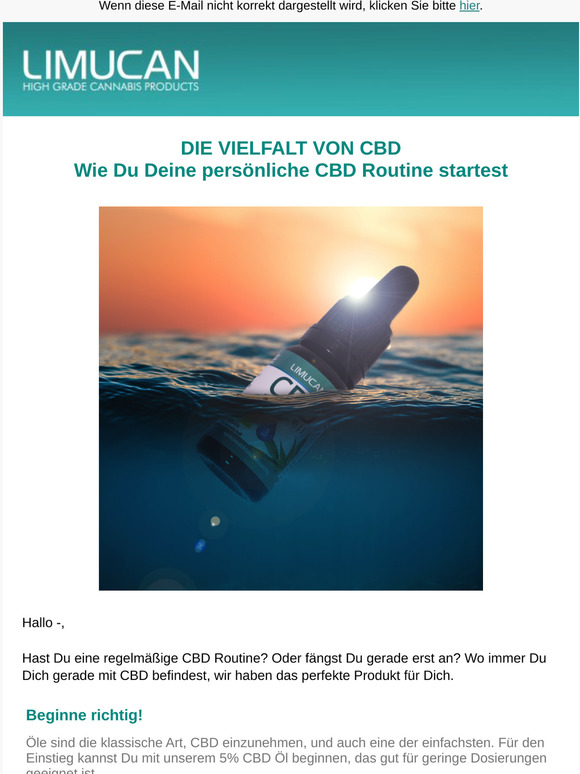 Die Vielfalt von CBD