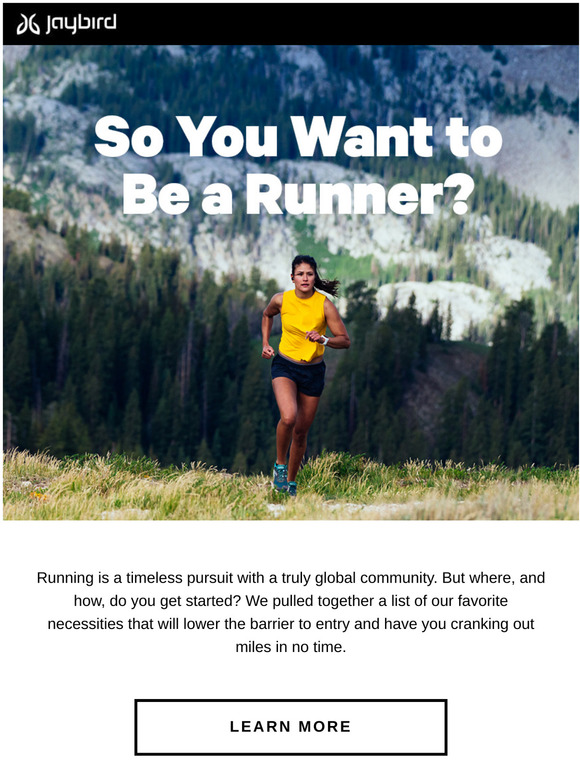So You Want to Be a Runner?