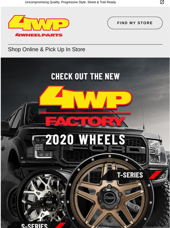 4 Wheel Parts Check Out The AllNew 4WP Factory Wheels Milled