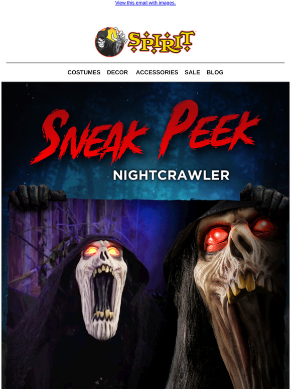 Nightcrawler Spirit Halloween 2022 Spirit Halloween Sneak Peek Nightcrawler Animatronic Milled