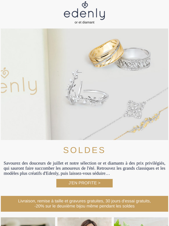 On vous dorlote avec notre sélection or et diamants de juillet