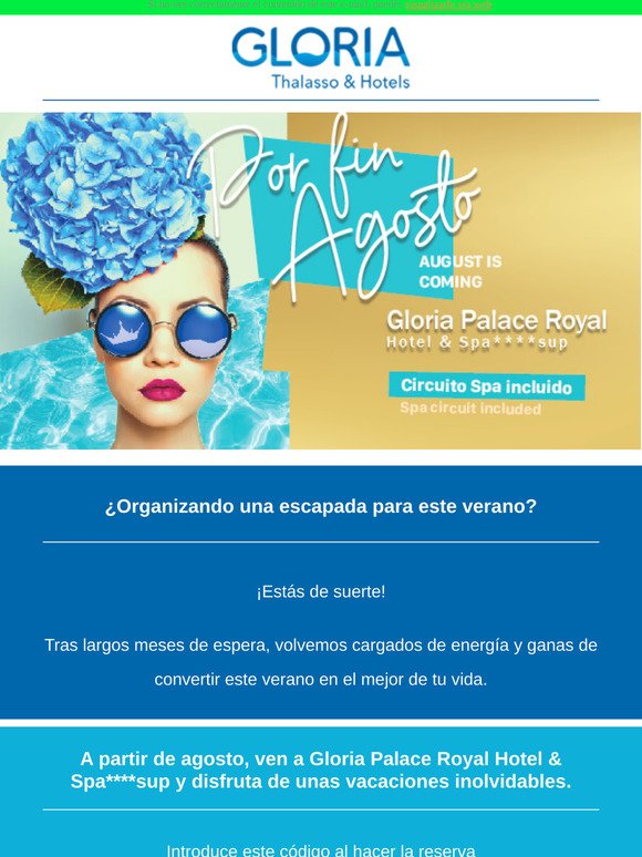 En agosto, ¡Vacaciones en Gloria Palace Royal Hotel & Spa ⭐️⭐️⭐️⭐️sup!