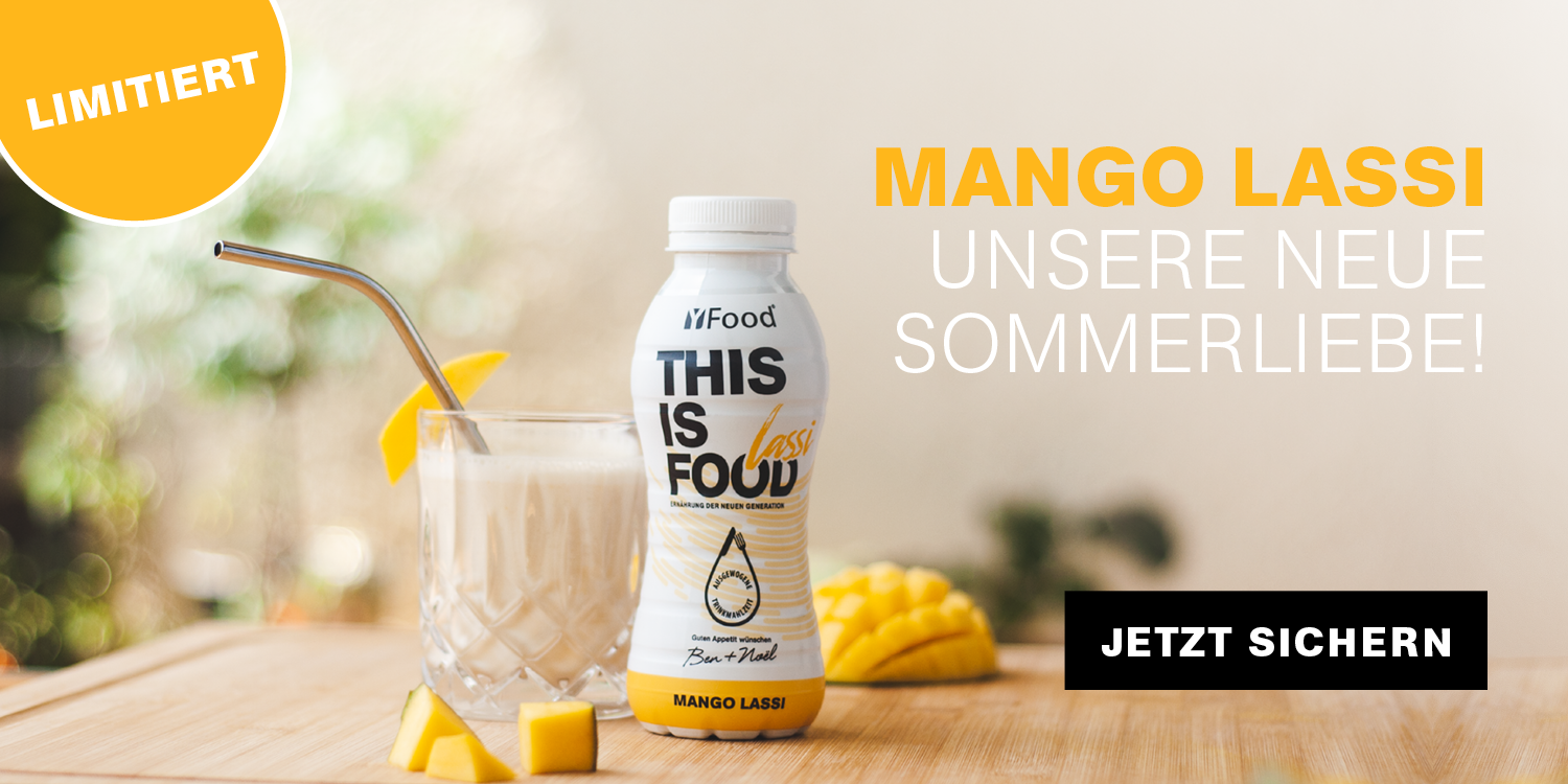 yfood DE Sommer, Sonne, Mango Lassi Milled