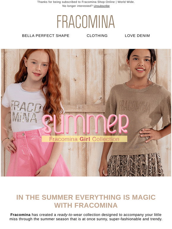 Fracomina: The summer is magic: the Fracomina Girl collection is here |  Milled
