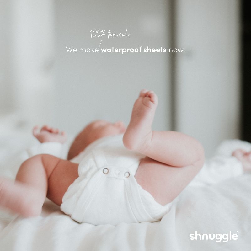 shnuggle air crib waterproof sheet