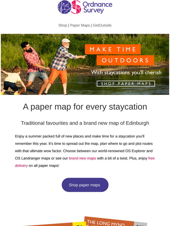 Staycation Mapguide Ordnance Survey: Your staycation map is inside ☀ | Milled