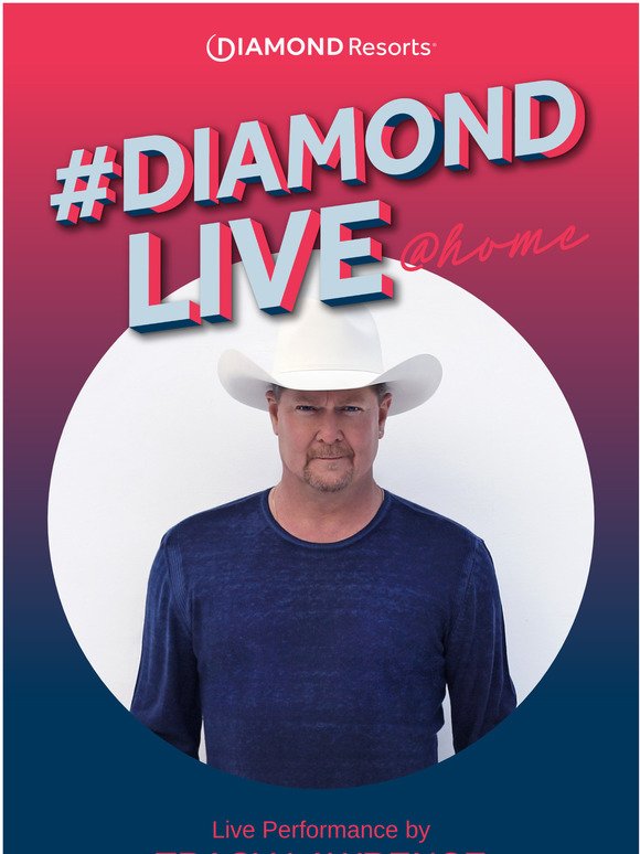 Don't Miss Tracy Lawrence on #DiamondLIVE @ Home