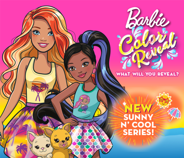 barbie color reveal sunny and cool