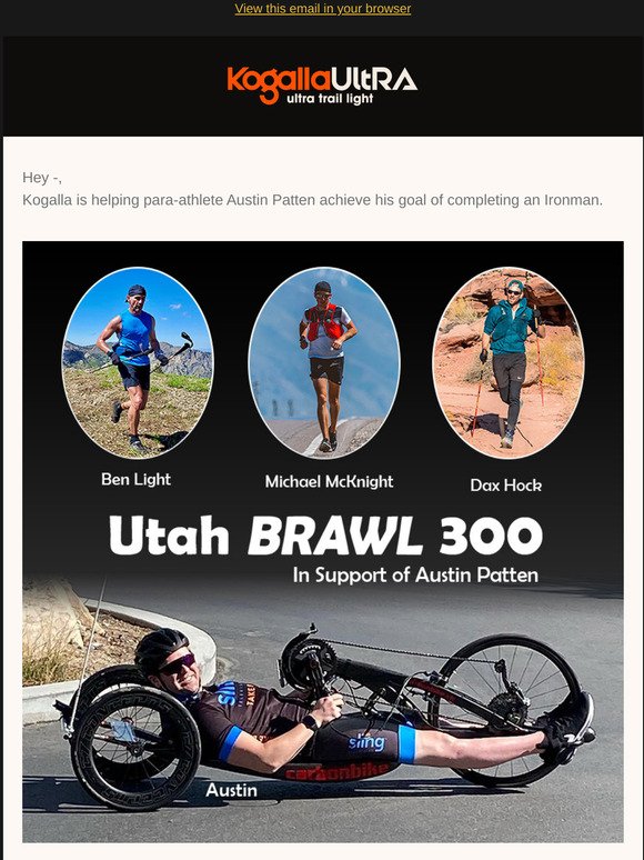 Utah BRAWL 300 for Para-Athlete Austin Patten