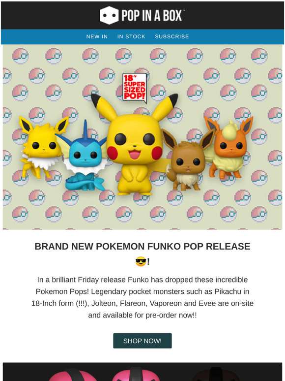 pikachu 18 inch funko