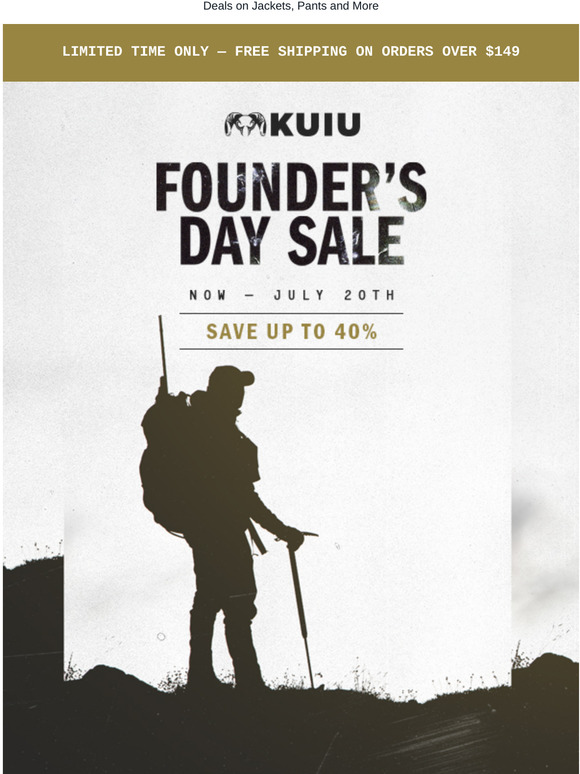 KUIU Save Up To 40 Founder's Day Sale Starts Now Milled