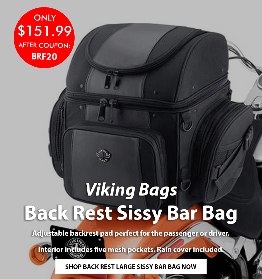 viking sissy bar backpack